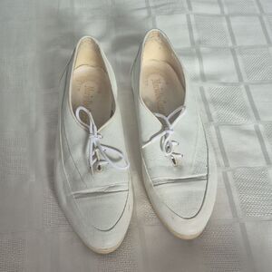 Mario De Gerard White Leather Men's Oxfords